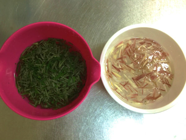 切った薬味
