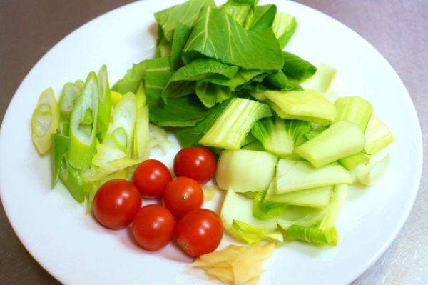 切った野菜