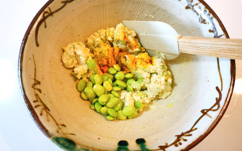 豆腐と枝豆