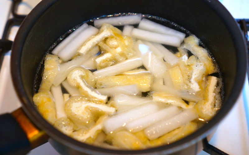 大根と油揚げ