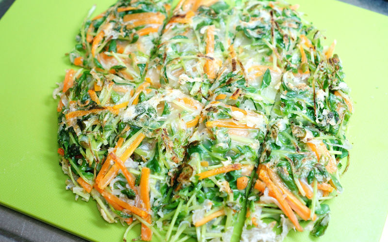 焼けた生地