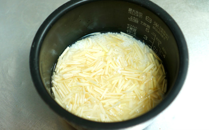 ご飯を炊く前